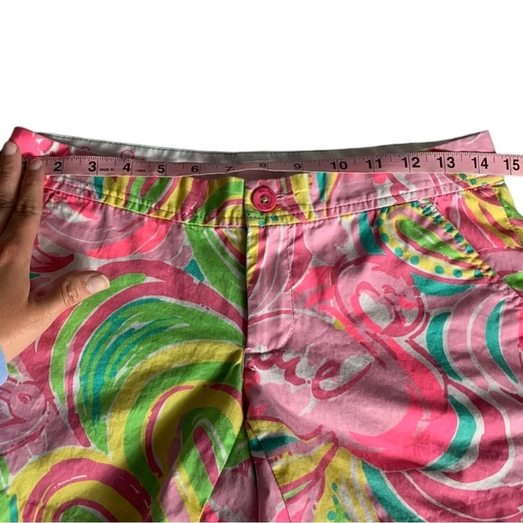 Lily Pulitzer Women’s The Buttercup Short Size 00 100%  Cotton Floral - Picture 7 of 14